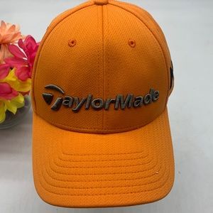 TaylorMade Orange Golf Hat Cap One Size Adjustable HT4476C